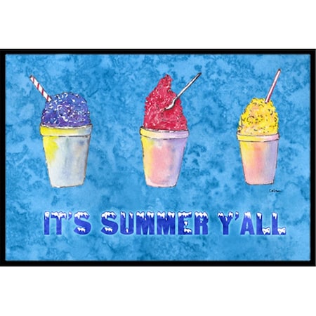 18 X 27 In. Snowballs And Snow Cones Indoor Or Outdoor Mat